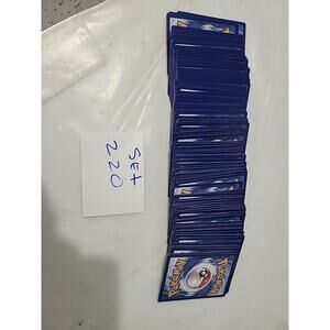Set Lot Of 220 Pokemon Cards Lot Good Condition.